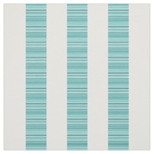 Tissu moderne vertical blanc turquoise de rayures (Échantillon)
