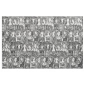 Tissu moi beautés noir blanc (Fat Quarter)