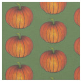 Tissu Moisson d'automne Orange Citrouille Patch Thanksgi (Fermer)