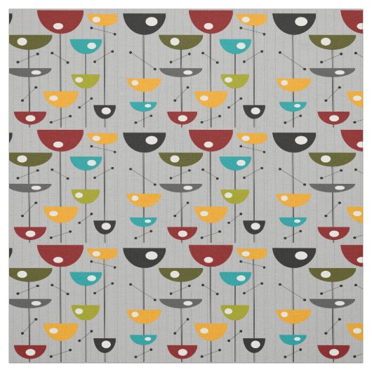 Tissu Moitié-lune du milieu du siècle (Échantillon)