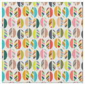 Tissu Moitié ovale rayée (Fermer)