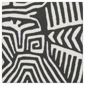 Tissu Mola Bird - Noir Blanc Version 3 (fermé)