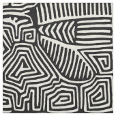 Tissu Mola Bird - Noir Blanc Version 3 (Échantillon)