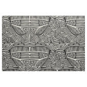 Tissu Mola Bird - Noir Blanc Version 3 (Fat Quarter)