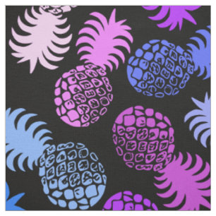 Tissu Momona Tropical Hawaïen Ananas