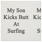 Tissu Mon bout d'éruptions de fils à surfer (Échantillon)