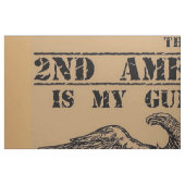 TISSU MON DEUXIÈME PERMIS D'ARMES À FEU (Fat Quarter)