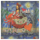 Tissu Mona Lisa Fun Zodiac Whimsical (Fermer)