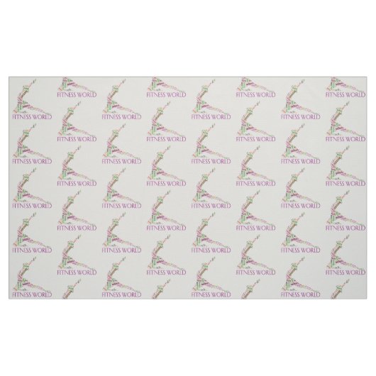 Tissu Monde fitness (Fat Quarter)