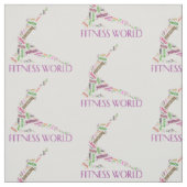 Tissu Monde fitness (Échantillon)