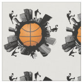 Tissu Monde frais de basket-ball (Fermer)