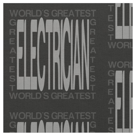 Tissu Monde le plus grand électricien (Fermer)