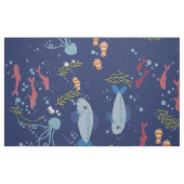 Tissu Monde sous-marin (Fat Quarter)