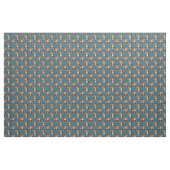 Tissu Monkey Pattern Design Blue  (Yard)