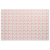 Tissu Monogramme Abstrait de tourbillon orange (Yard)