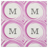 Tissu Monogramme Abstrait Lavender Swirl (Échantillon)