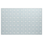 Tissu Monogramme bleu (Fat Quarter)