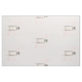 Tissu Monogramme Bouteille de parfum Élégant (Fat Quarter)