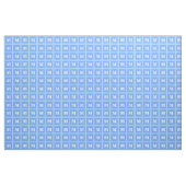 Tissu Monogramme ciel bandes bleues (Yard)