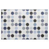 Tissu monogramme de motif gris-bleu moderne (Fat Quarter)