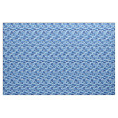 Tissu Monogramme du motif | de requin bleu (Yard)