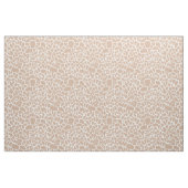 Tissu Monogramme et nom brun clair chics d'impression de (Yard)