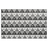 Tissu Monogramme fait sur commande de marié de jeune (Fat Quarter)