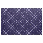 Tissu Monogramme nautique bleu et blanc (Yard)