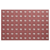 Tissu Monogramme rouge (Fat Quarter)