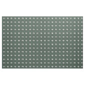 Tissu Monogramme sauge bandes vertes (Yard)
