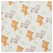 Tissu Monogramme | Sweet Safari (Échantillon)