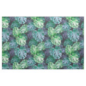 Tissu Monstère tropicale violet vert Feuille (Fat Quarter)