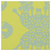 Tissu monstre Amoeba vert (Fermer)