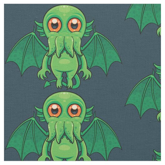 Tissu Monstre du Cthulhu vert (Fermer)