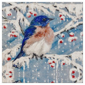 Tissu Mont Bluebird à Holly Berry Fabric (Fermer)