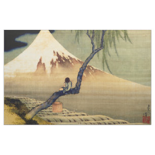 Tissu Mont Fuji Japonais Vintage