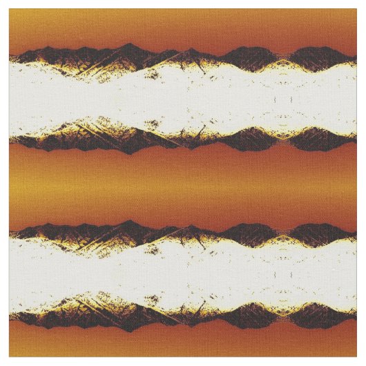 Tissu Montagnes d'automne (Fermer)