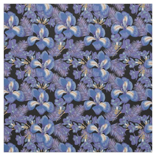 Tissu moody iris (Échantillon)