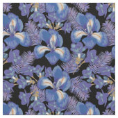 Tissu moody iris (Détail)