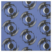 Tissu Moon Dragons Design Imaginaire (Échantillon)