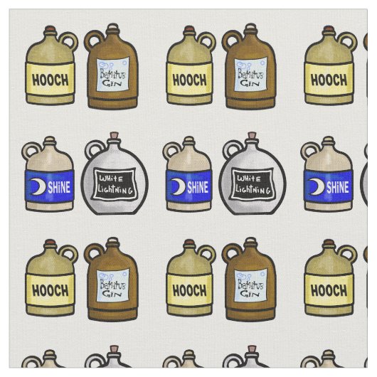 Tissu Moonshine Jugs Fabric (Fermer)