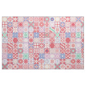 Tissu Moroccan rouge (Fat Quarter)