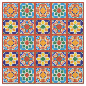Tissu Moroccan Tile Pattern Fabric Quilting Sewing (Fermer)