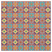 Tissu Moroccan Tile Pattern Fabric Quilting Sewing (Échantillon)