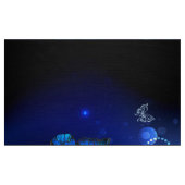 Tissu Morpho Butterfly in the Dark Background (Fat Quarter)