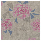 Tissu Mosaïque, fleurs (Fermer)