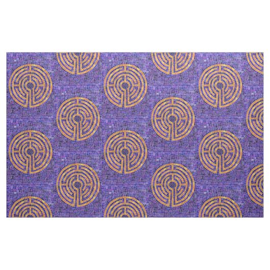Tissu MOSAÏQUE LABYRINTHE (Fat Quarter)