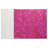 Tissu Mosaïque Tribal Fields - Rose (Fat Quarter)