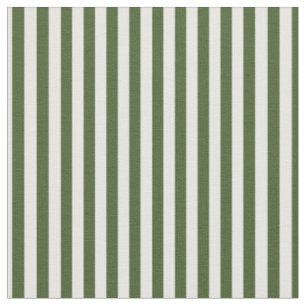 Tissu Moss foncée Grandes vertes et blanches