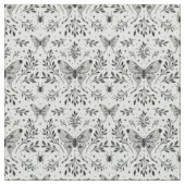 Tissu Moth magique noire et blanche (fermé)